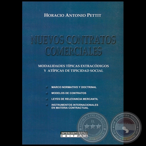 NUEVOS CONTRATOS COMERCIALES - Autor: HORACIO ANTONIO PETTIT - Año 2012